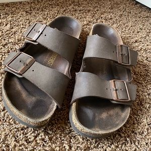 Brown Arizona Birkenstock Sandals Size 38